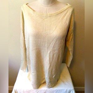JustFab cream colour sweater. Size 3x.